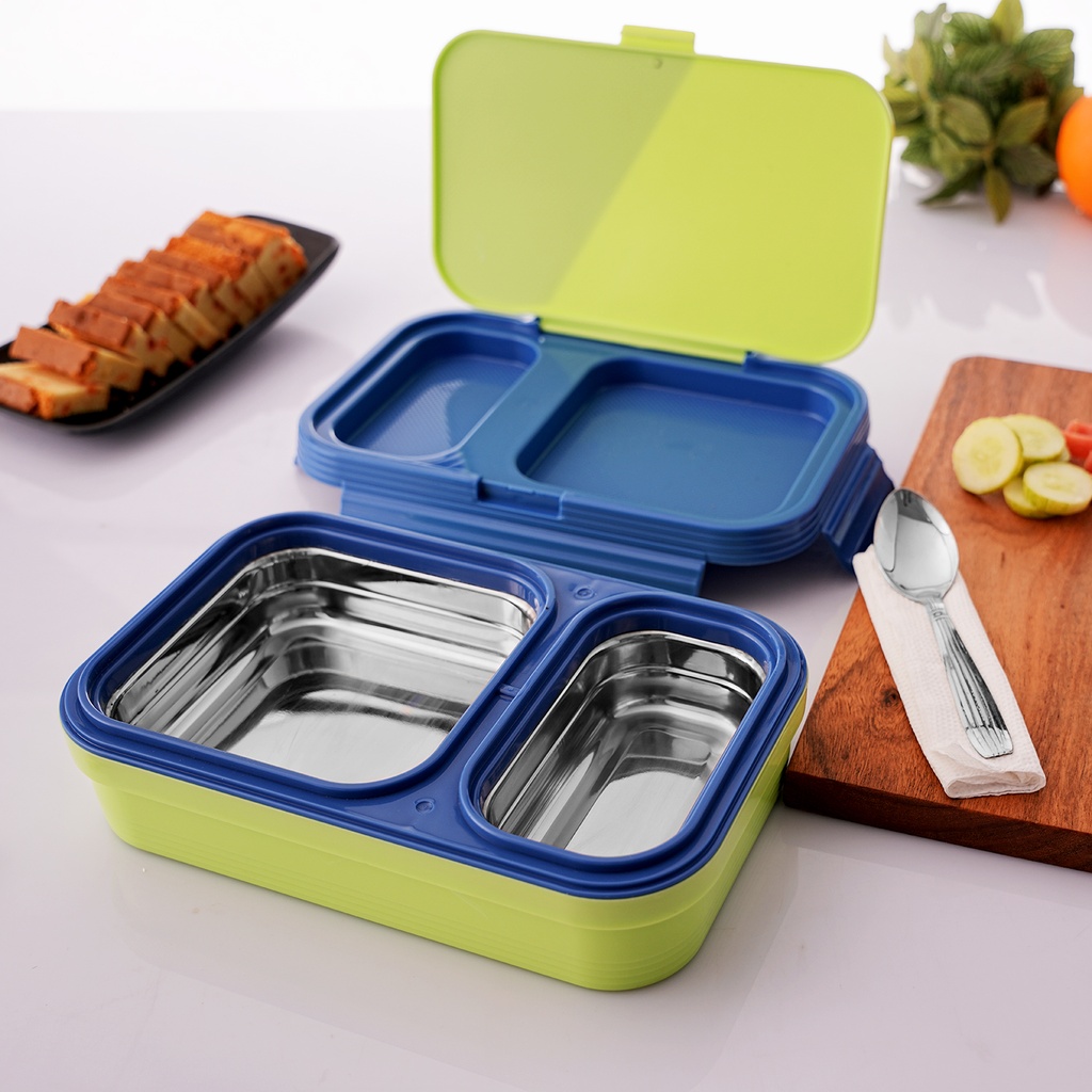 Food Buddy 2 Stainless Steel Lunch Box