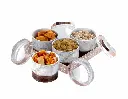 Divine 4 Revolving Dry Fruit Container-500Ml