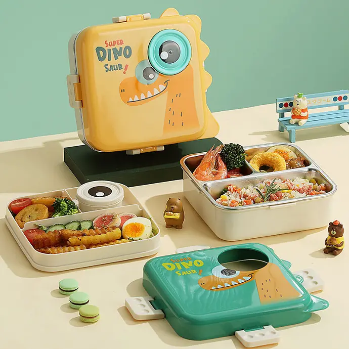 Dino Theme Kids Lunch Box