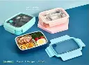 Stainless Steel Thermal Insulation 2 Compartment Lunch Box for School - 500ML