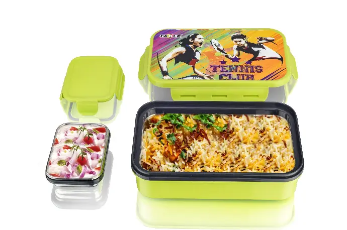 Venezia Thermoware Lunch Box with Inner Steel Katori-900Ml